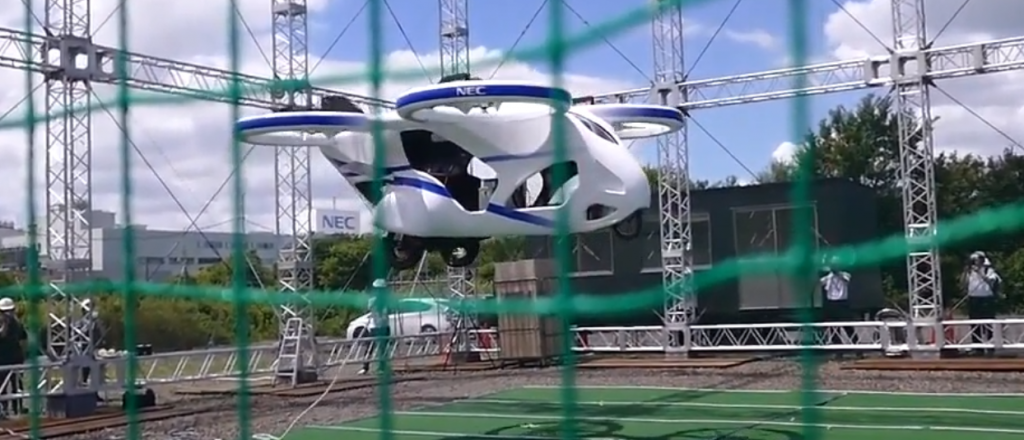 Video: en Japón probaron el primer auto volador
