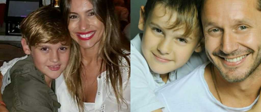 Pampita y Vicuña orgullosos del debut de su hijo como "modelo"
