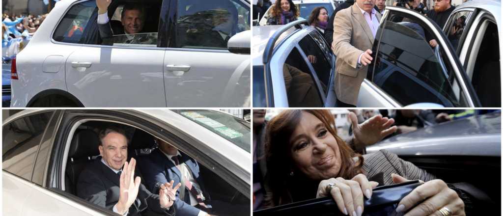 Los autos de las fórmulas presidenciales, con varias deudas por infracciones