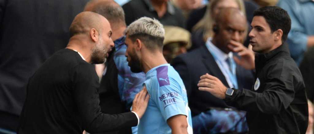 Video: Ag&uuml;ero y Guardiola tuvieron una tensa discusi&oacute;n