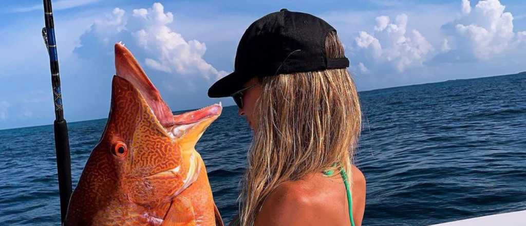 Ella es la pescadora más sexy del mundo que hace furor en Instagram
