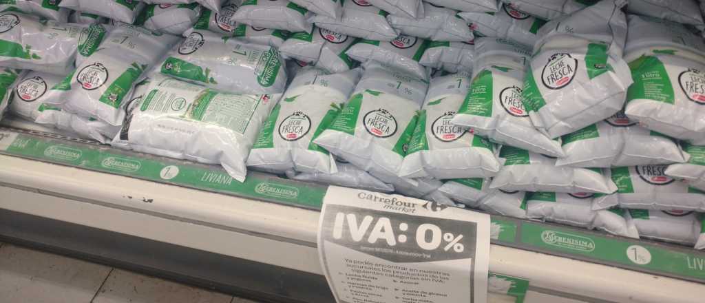 Cobos presentó un proyecto para extender el 0% de IVA en alimentos básicos