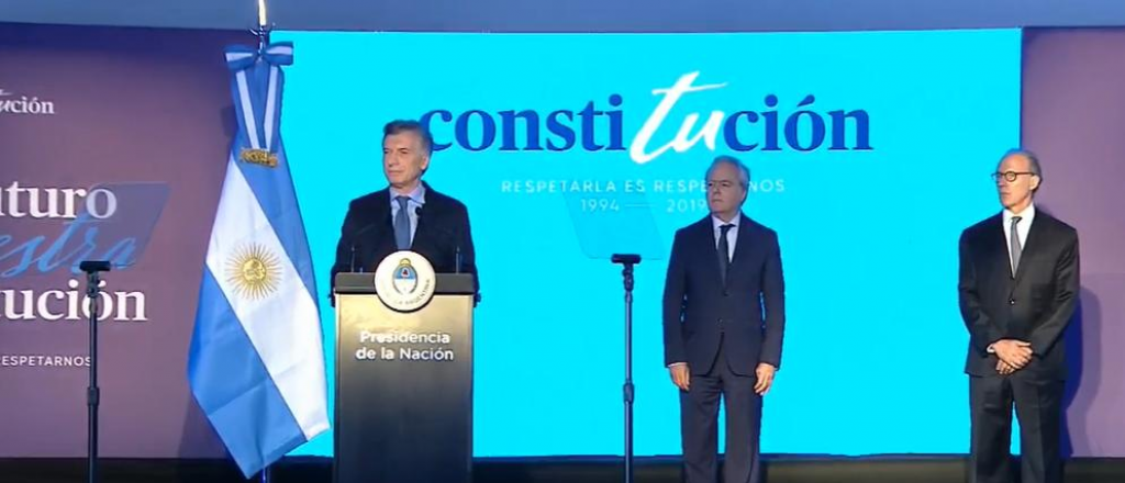 Macri: "Los argentinos queremos vivir en democracia republicana"
