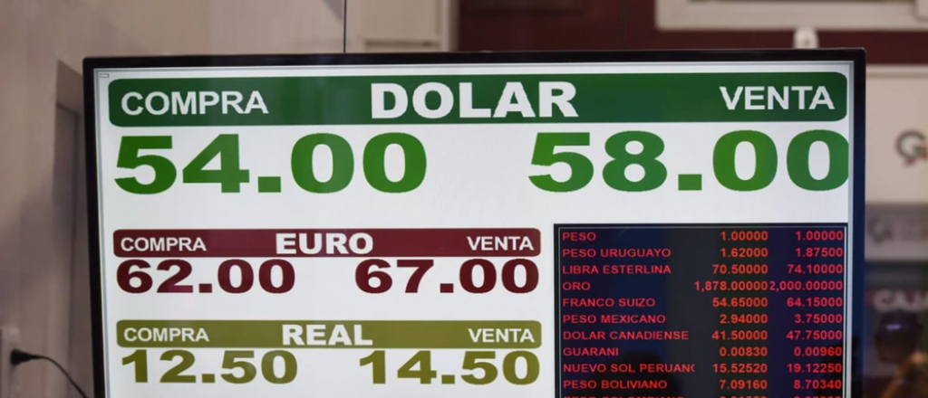 D&oacute;lar hoy: la divisa sube a $58