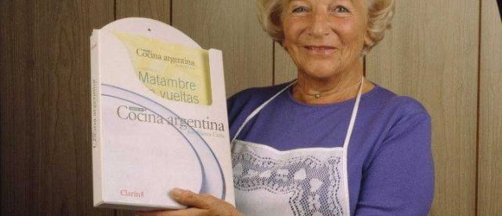  Murió Blanca Cota, la cocinera que marcó a generaciones de argentinos