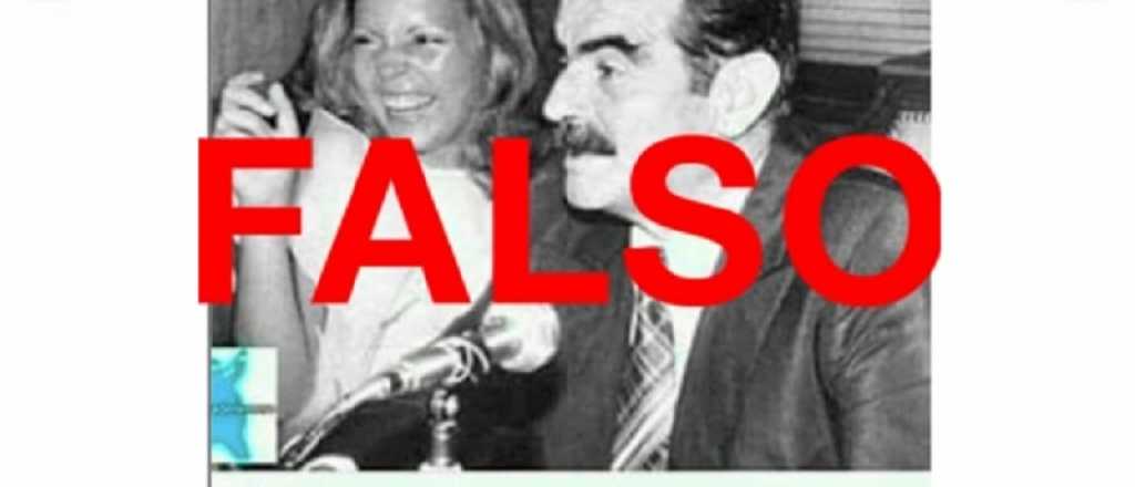Es falsa la foto de Carrió con el ex gobernador de facto de Chaco