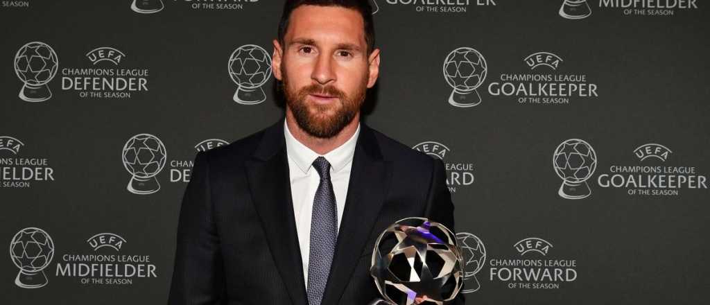 Messi venció a Cristiano Ronaldo y ganó el premio de "Mejor delantero"