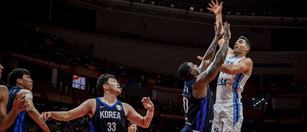 Argentina le gan&oacute; a Corea del Sur en su debut en el Mundial de B&aacute;squet