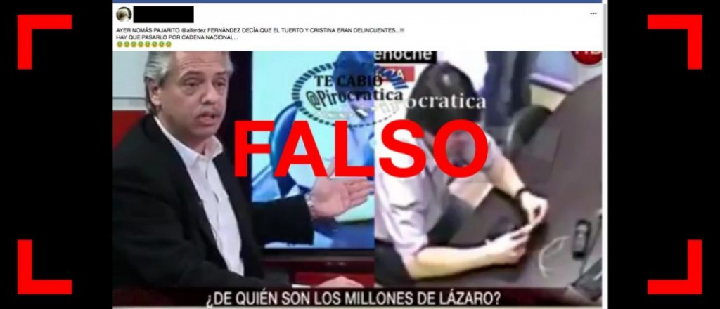 Es falso que Alberto Fernández dijo en una entrevista que Néstor y Cristina Kirchner "eran delincuentes"