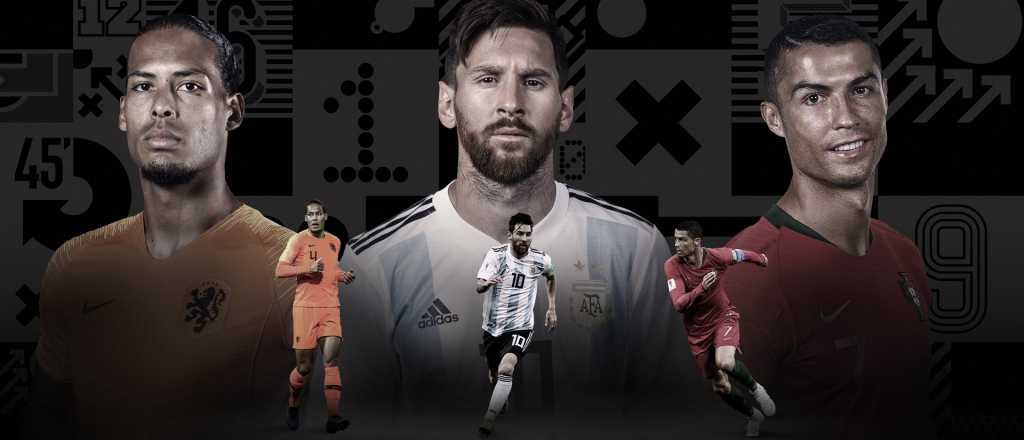 Messi, Cristiano y Van Dijk, competirán por el premio The Best