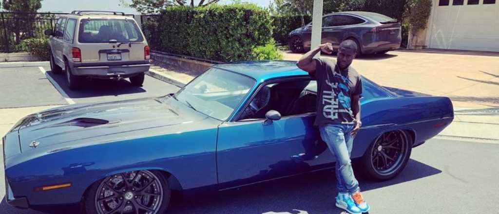 El actor Kevin Hart sufri&oacute; un grave accidente en auto