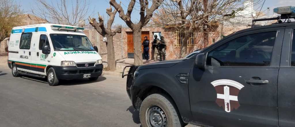 Controlaron a la mujer atrincherada con ideas suicidas en Las Heras