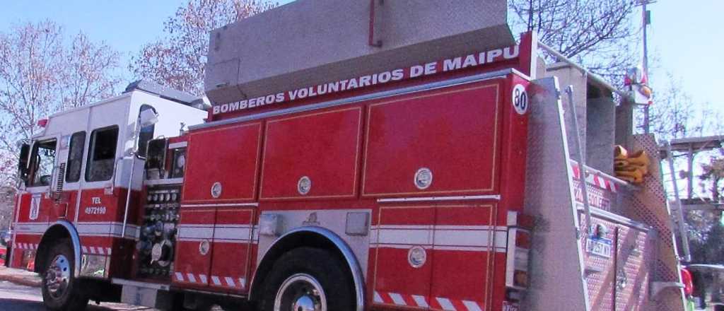 Hubo un Incendio en una casa en Las Heras con pérdidas totales