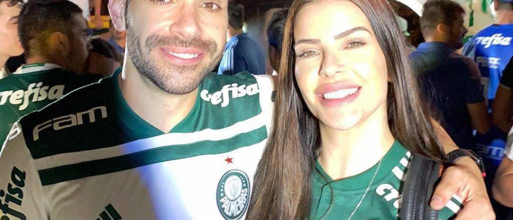 Video: hinchas del Palmeiras increparon a su marido y ella lo defendió