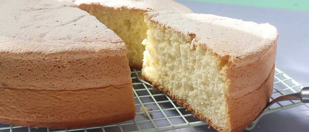 Bizcochuelo 1, 2, 3, 4: la receta más fácil y rápida