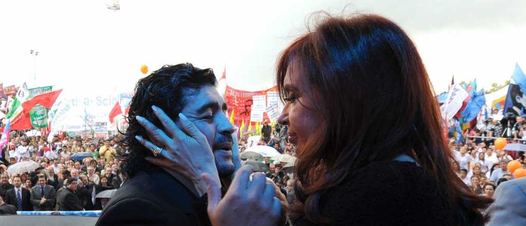 El efecto Maradona se mete en la campaña de Alberto y Cristina