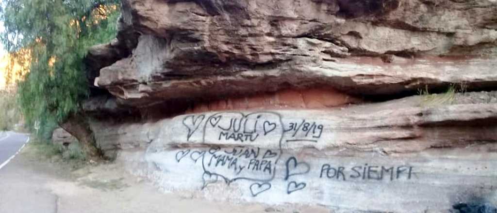 Un a&ntilde;o despu&eacute;s, volvieron a vandalizar el mismo cerro en Valle Grande