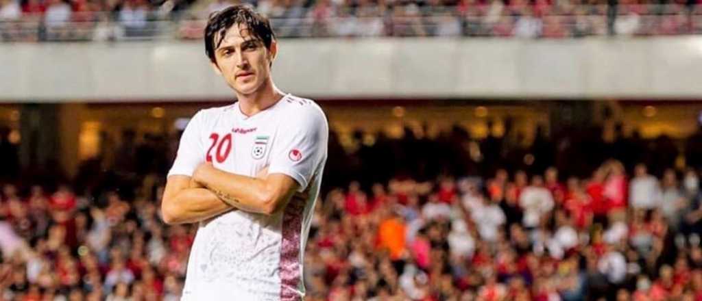 Un jugador de Irán metió un gol e imitó a Pratto con el festejo en "modo Oso"