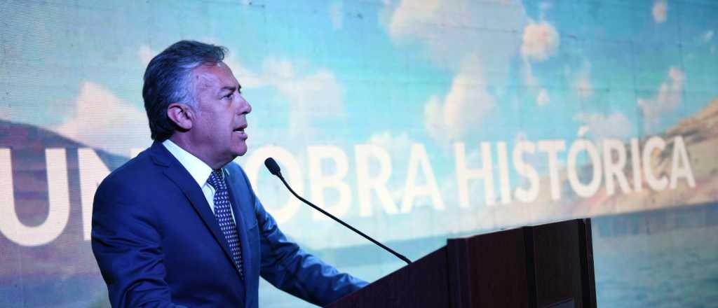 Nación oficializó la adenda que firmó Cornejo por los fondos de Portezuelo