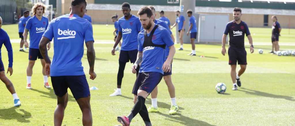 Messi entrenó con normalidad y en Barcelona se ilusionan con su regreso