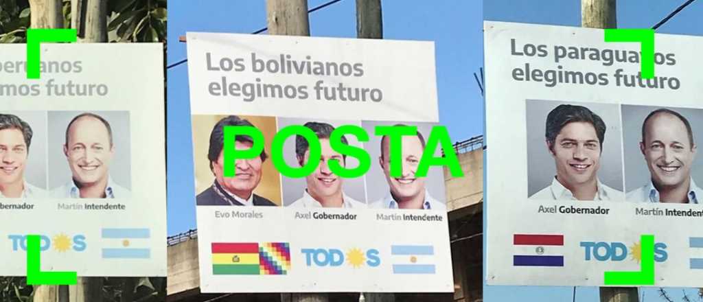 Son verdaderos los carteles de campaña del Frente de Todos para comunidades extranjeras