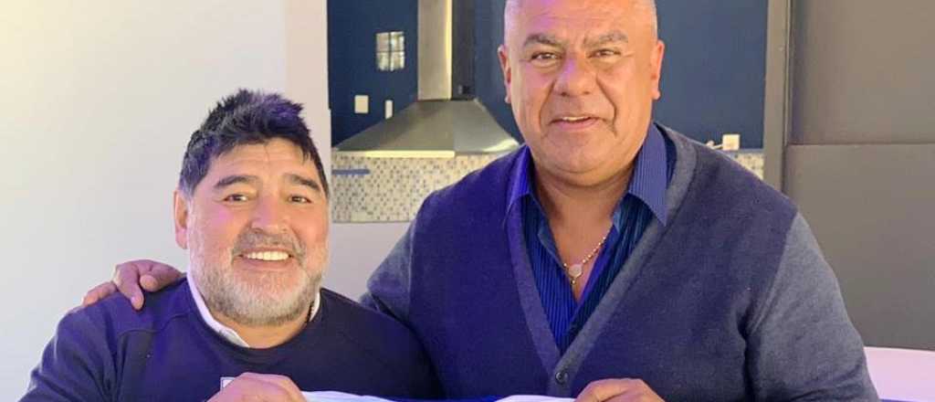 Maradona y Tapia, el presidente de la AFA, se reconciliaron
