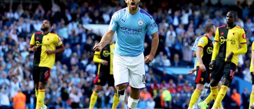 Paliza histórica: Manchester City goleó a Watford 8 a 0