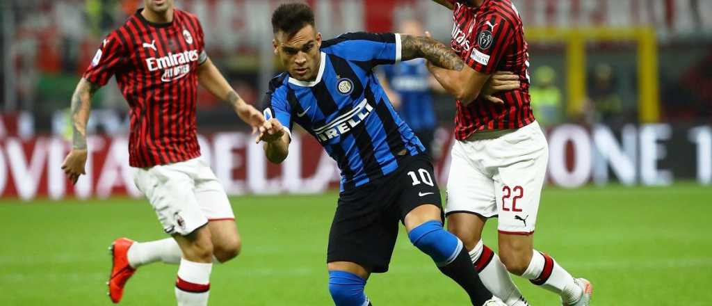 En fotos: impresionante mosaico de los hinchas de Milan