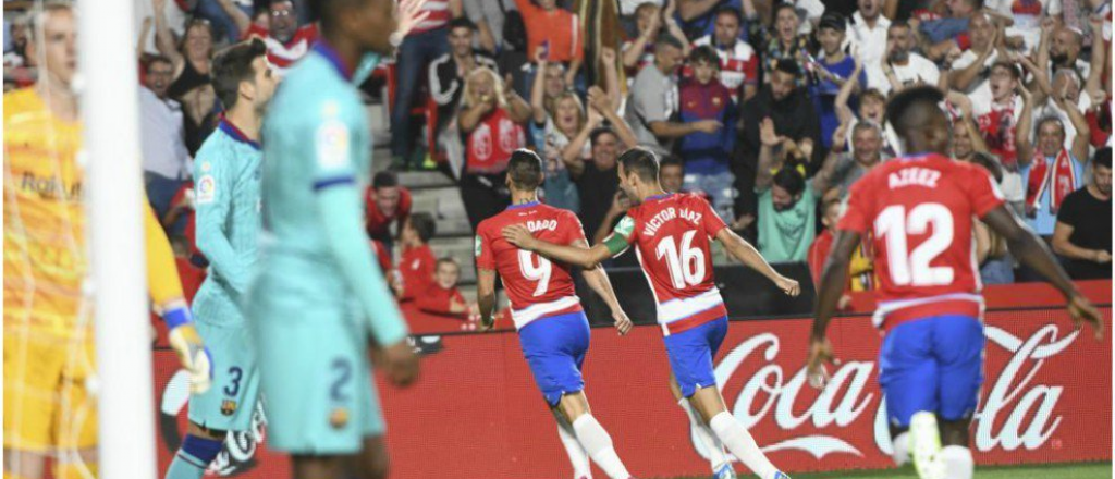 Barcelona, con Messi, fue derrotado por el humilde Granada