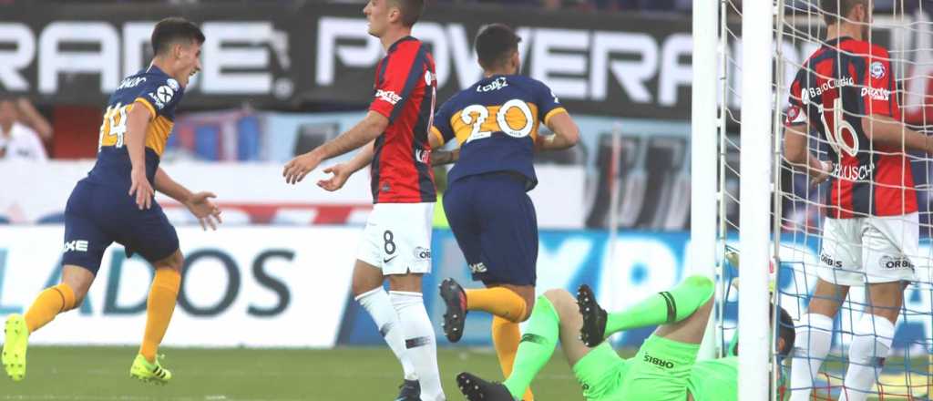 Boca venci&oacute; a San Lorenzo y es el &uacute;nico l&iacute;der de la Superliga