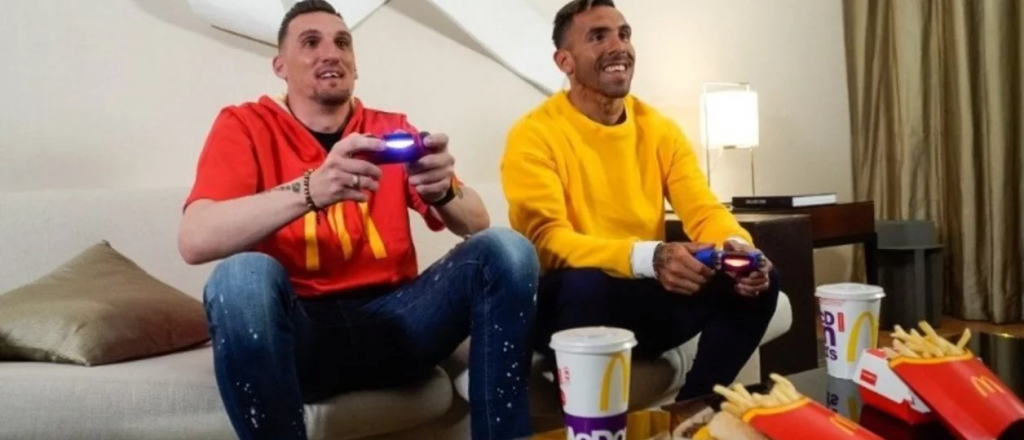 Video: Armani y Tevez grabaron un desopilante comercial