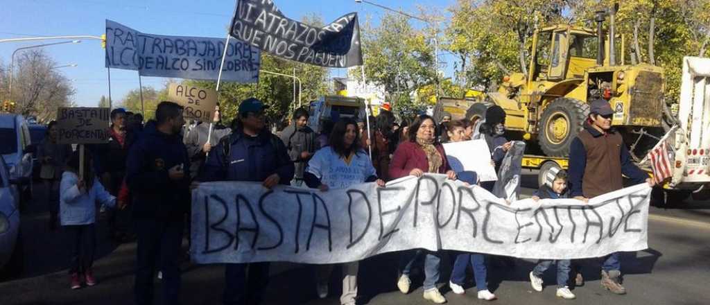 Trabajadores de Alco Tunuyán protestan por salarios adeudados