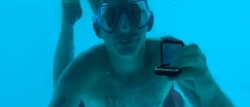 Muri&oacute; ahogado cuando le propon&iacute;a matrimonio a su novia bajo el agua