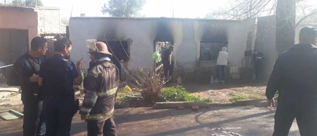 Incendio fatal en Las Heras: murió una mujer de 87 años