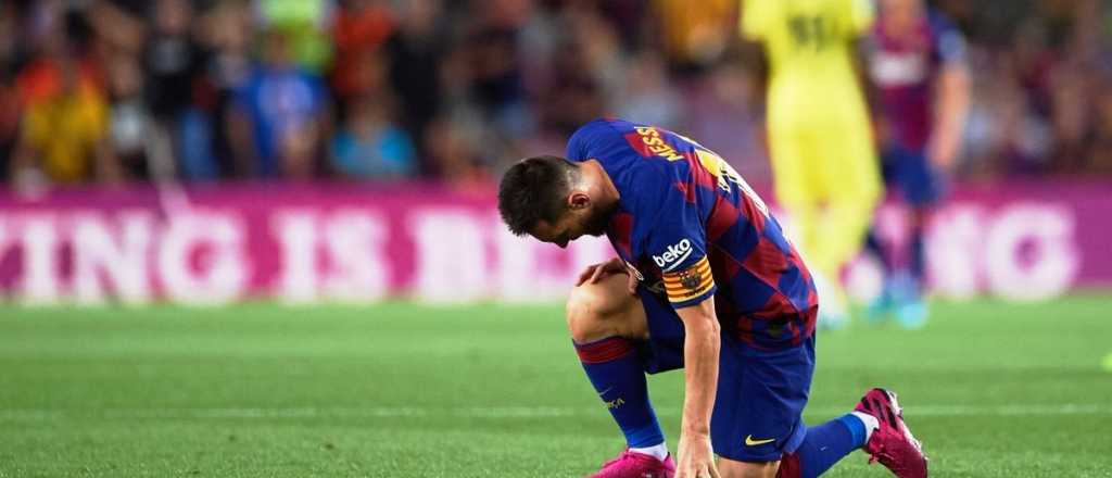 Messi fue reemplazado por molestias físicas 
