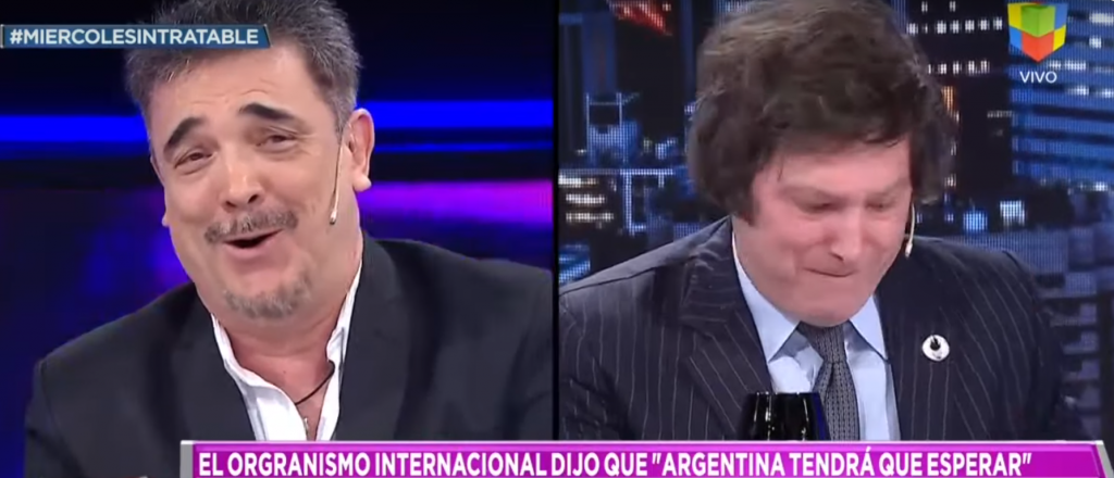 Javier Milei y Nito Artaza discutieron en TV con insultos incluidos