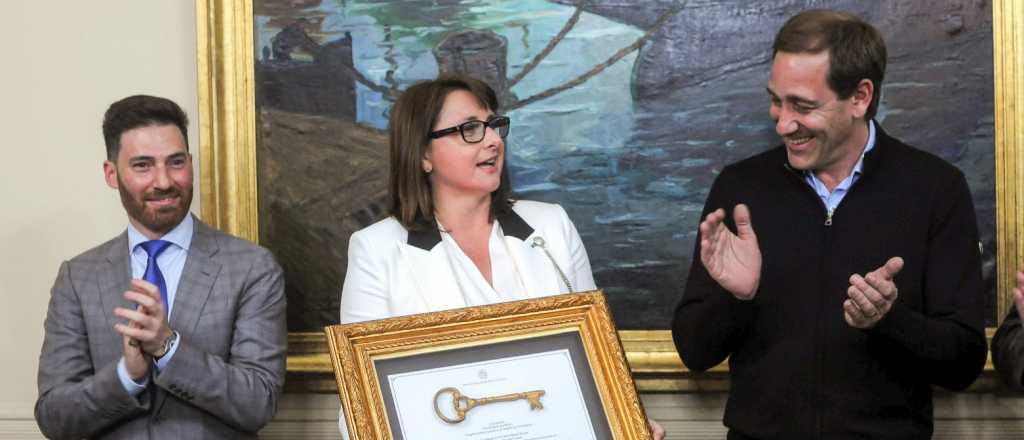 La vicepresidenta de Marvel, oriunda de La Plata, recibió la llave de la ciudad