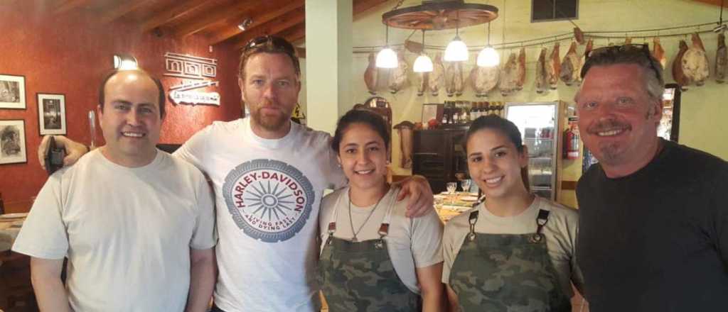Sorpresa: Ewan McGregor estuvo en Mendoza