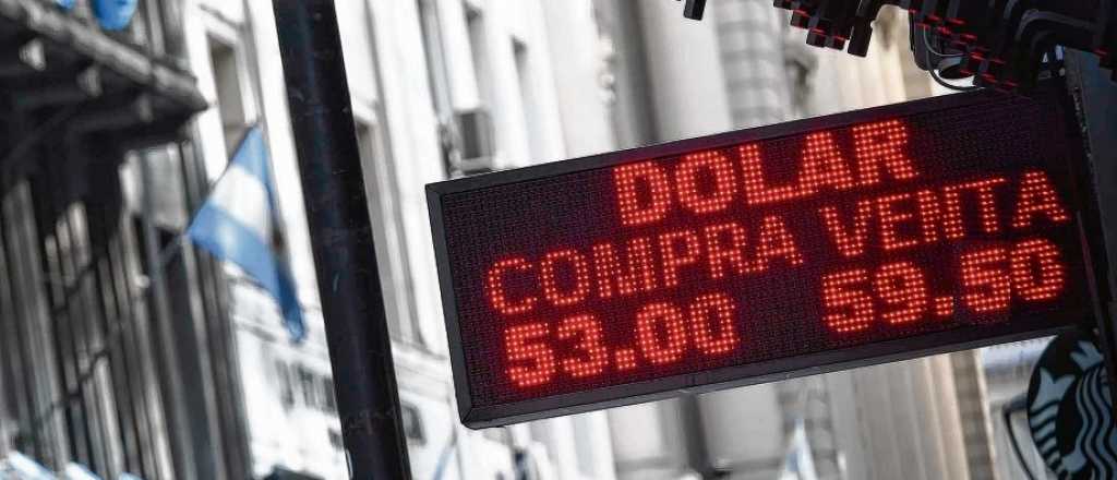 Dólar hoy: cotiza a $59,50 en el Banco Nación y el riesgo país sube a 2.184 