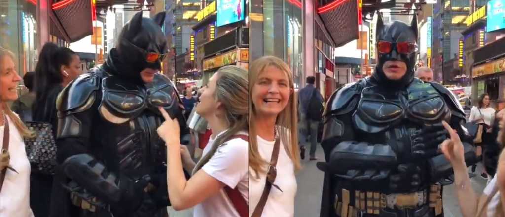 Video: el Batman neoyorkino que apoya a Suarez y odia el kirchnerismo