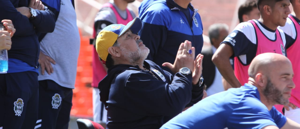 Así fue el paso de Maradona por Gimnasia