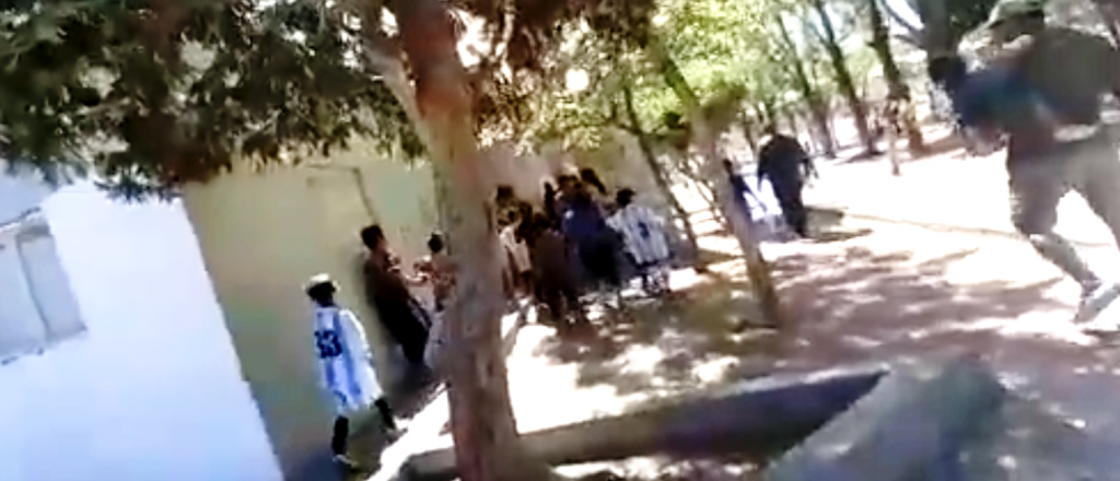 Video: tiros en un partido de fútbol infantil en Neuquén