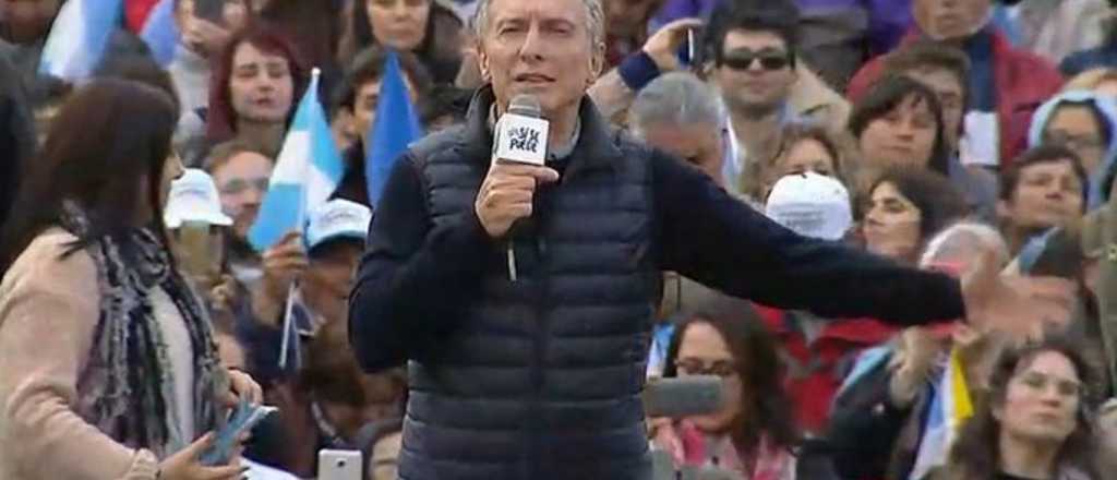 Macri en otra marcha: "Cada día somos más los que no nos resignamos"