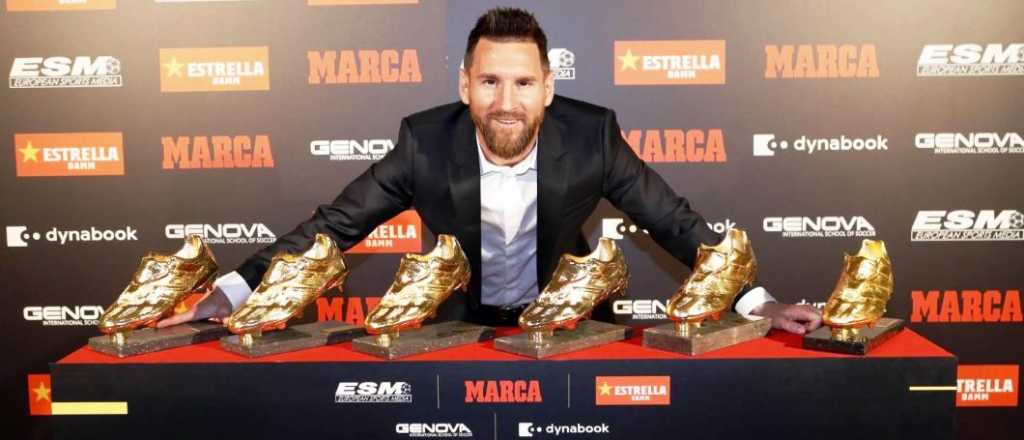 Lio Messi recibi&oacute; su sexto Bot&iacute;n de Oro