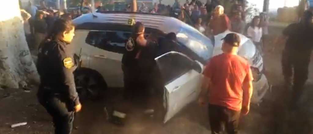 Video: así se resistió el conductor que mató a una mujer en Alvear