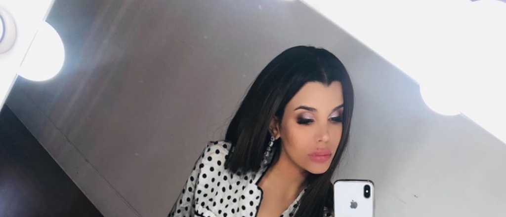Charlotte Caniggia bail&oacute; en lencer&iacute;a negra