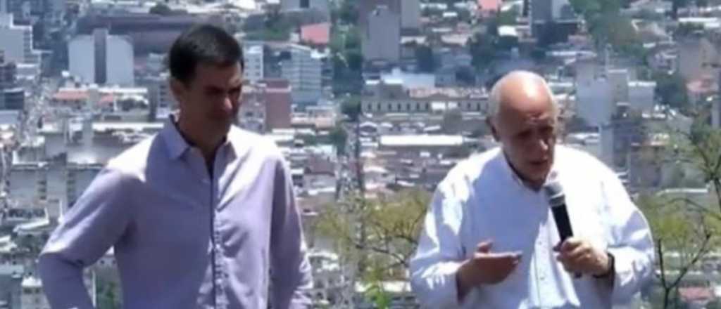Lavagna cerró la campaña con "palitos" Macri y Fernández