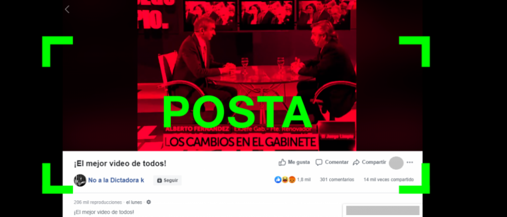 Es verdadero el video compilado donde Alberto Fernández critica la gestión de Cristina Fernández de Kirchner