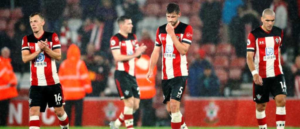 Por perder 9 a 0, los jugadores del Southampton donarán sus salarios