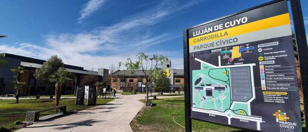 Este viernes se inaugura el Parque Cívico Luján de Cuyo